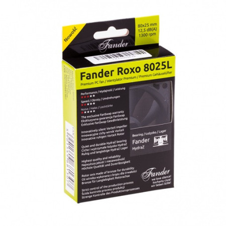 Wentylator PC Fander Roxo 8025L 80mm FRX3-8025L