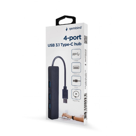 Hub USB-C 3.1 Gembird UHB-CM-U3P4-01 4p